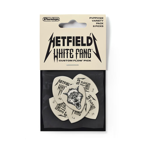 HETFIELD'S WHITE FANG™ CUSTOM FLOW® PICK VARIETY PACK - 6 PACK
