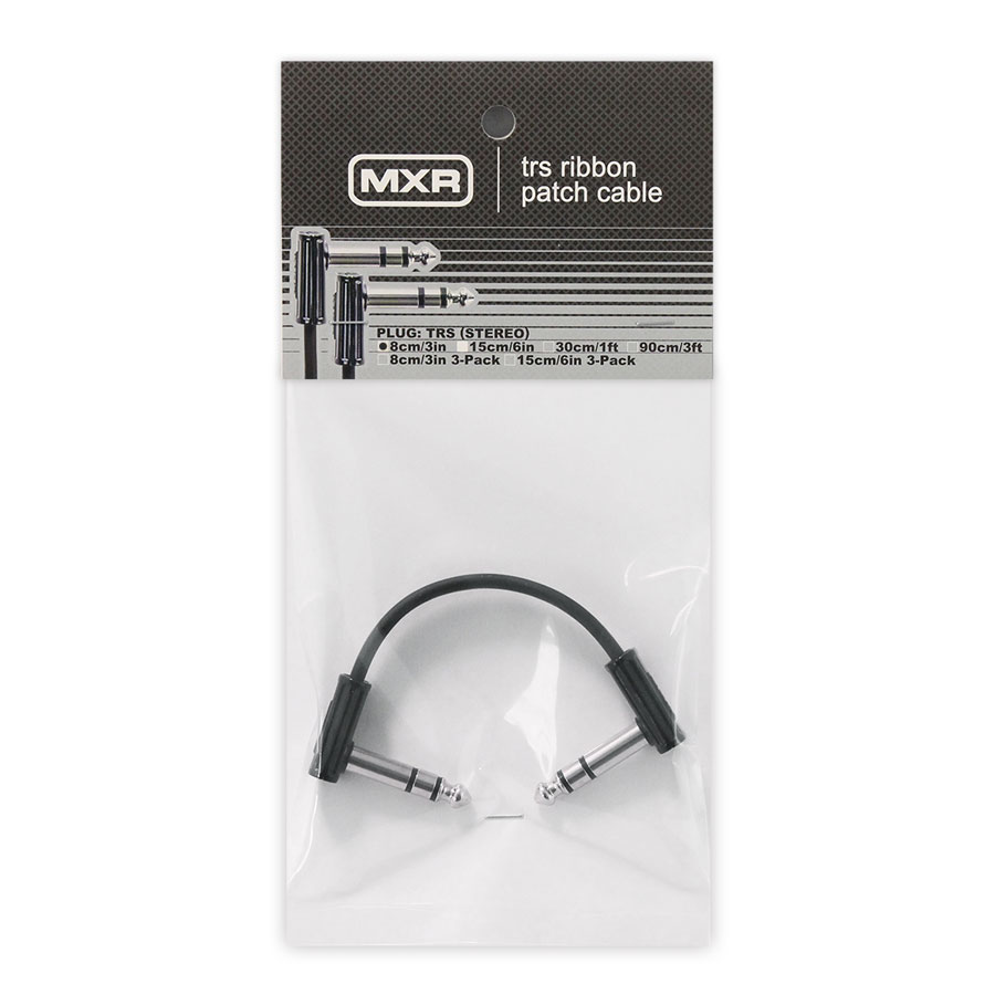 MXR® TRS RIBBON PATCH CABLE 8cm（3inch） / 15cm（6inch）